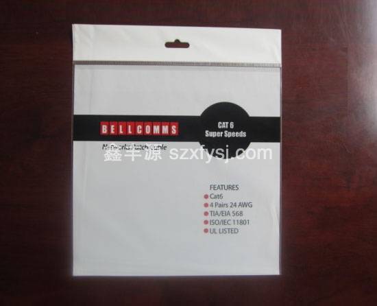 三色滿版印刷OPP上開口膠袋