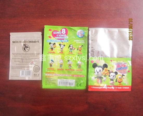 玩具包裝用鍍鋁復合膠袋